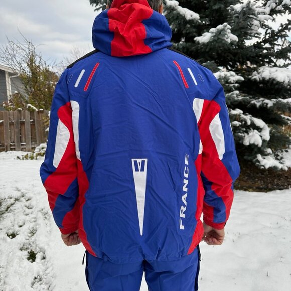 Authentic VUARNET FRENCH SKI TEAM Men's combo SKI JACKET & PANTS Audi / Alps - Picture 3 of 12